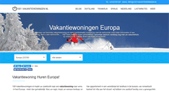 Desktop Screenshot of 1001vakantiewoningen.nl