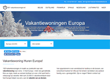 Tablet Screenshot of 1001vakantiewoningen.nl